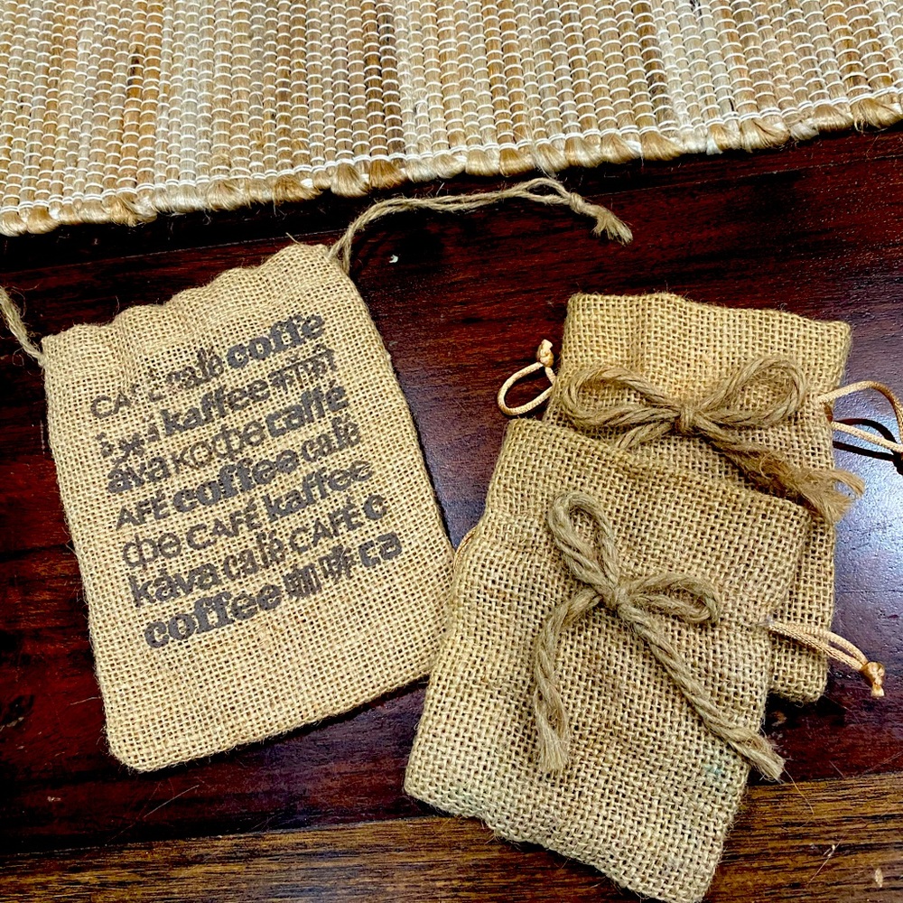 Burlap Gift Bags